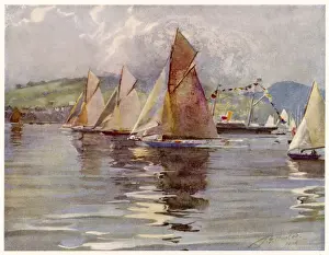 Regattas Prints: Regatta on Clyde - 2