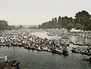 Rowboat Prints: The Regatta Course, Henley on Thames, River Thames
