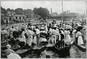 Regattas Prints: Regatta at Kingston-On-Thames 1906
