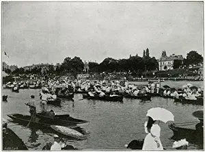 Regatta at Kingston-On-Thames, Senior Eights 1896