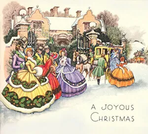 Revival Collection: Regency Christmas Scene