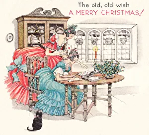 Regency Christmas Scene
