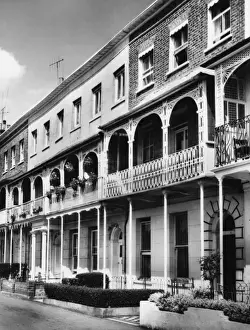 Iron Work Prints: Regency Town Houses