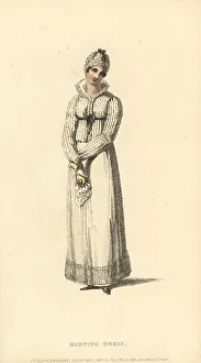Regency woman in morning dress, 1815
