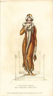 Ridicule Prints: Regency woman in promenade costume