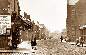 Regent Street, Blyth Northumberland early 1900's
