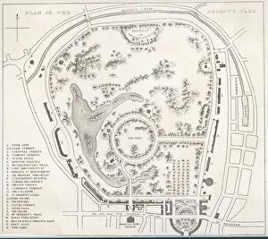Including Collection: Regents Park Plan C1830