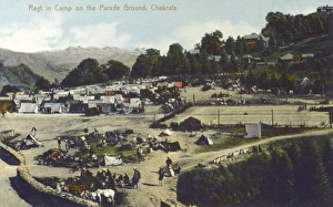 Images Dated 3rd May 2011: Regiment on the Parade Ground - Chakrata