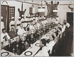 A regimental dinner, 1920s