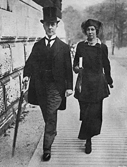Ministers Prints: Reginald McKenna and his wife, WW1