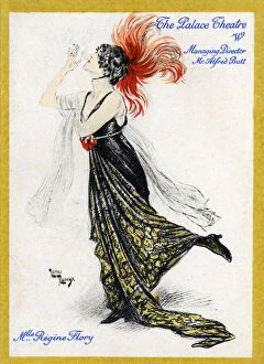 Images Dated 14th May 2021: Regine Flory, French dancer, as Babette in Paris Frissons, a musical comedy by L E Berman