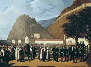 Surrender Prints: Regis, Augustin (1813-1880). Surrender of Abd-el-Kader