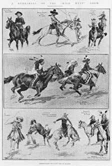 A Rehearsal of the Wild West Show by Ralph Cleaver