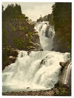 Reichenbach Prints: Reichenbach, general view, Bernese Oberland, Switzerland