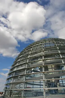 Reichstags Dome by Norman Foster (b. 1935). Berlin. Germany