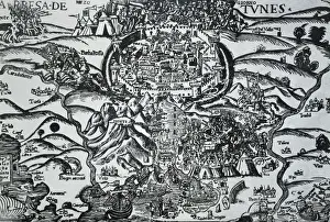 Barbarossa Prints: Reign of Charles I of Spain (1535). Capture of