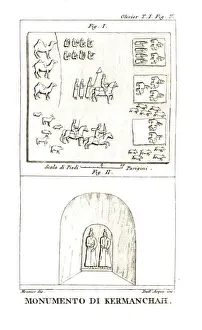 Reilefs from the momument of Taq-e Bostan