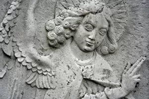 Curl Collection: Relief depicting an angel
