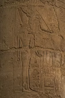 Images Dated 26th November 2003: Relief depicting Egyptian deities