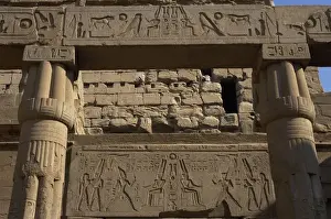 Relief depicting god Amun. Luxor
