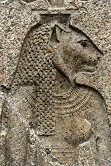 Relief depicting the lion goddess Mehit