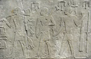Offers Gallery: Relief depicting an offering scene. Egypt