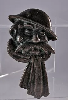 Images Dated 25th January 2012: Relief portrait of Old Bill - after Bruce Bairnsfather