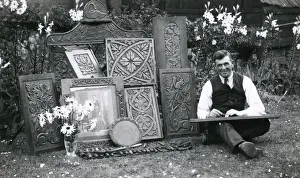 Bead Prints: A relief wood carver and his work