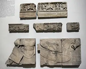 Reliefs of Sanctuary of Athena. Pergamon