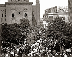 Religious procession, Cairo, circa 1890