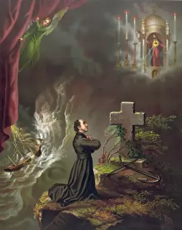 Ship Wreck Prints: Religious scene