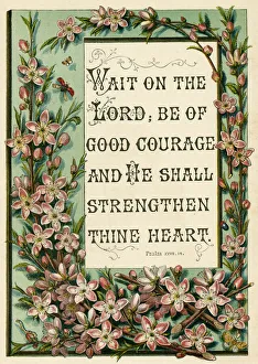 Applied Gallery: Religious verse 1885