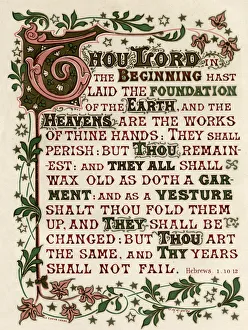Applied Gallery: Religious verse 1900