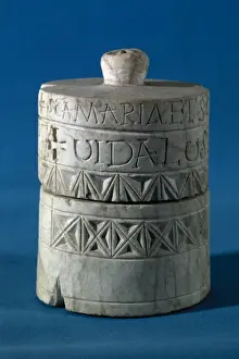 Alabaster Prints: Reliquary. 10th century. Spain
