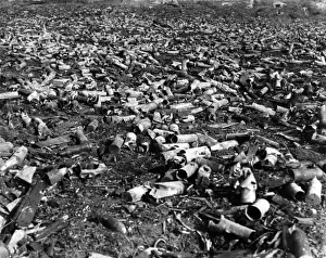 Somme Prints: Remains of ammunition dump, La Boisselle, France, WW1