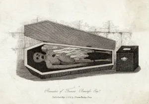 Funerals Prints: REMAINS OF BANCROFT