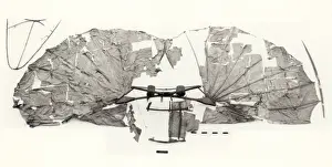 Lilienthal Prints: Remains of a Lilienthal glider