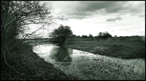 Images Dated 7th April 2016: Remains of moat, ancient iron age village Bedfordshire