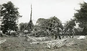 Remains of Zeppelin L32 (LZ74) at Great Burstead, Billericay