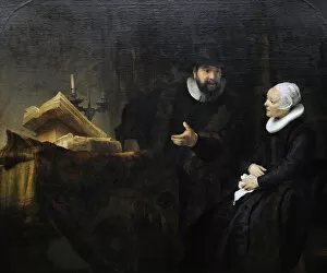 Anabaptist Collection: Rembrandt Harmenszoon van Rijn (1606-1669). The Mennonite Pr