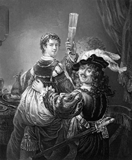 1606 Collection: Rembrandt and Saskia