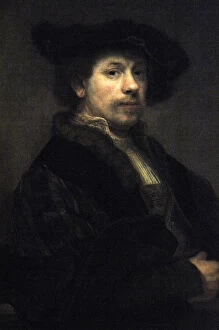 Rembrandt Collection: Rembrant (1606-1669). Dutch painter. Selft portrait at age o
