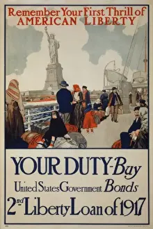 Remember your first thrill of American liberty Your duty - B