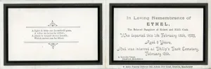 Riley Prints: Remembrance Card, Bradford, Lancashire