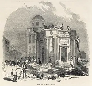 Dismantling Prints: The Removal of Kings Cross, London, 1845