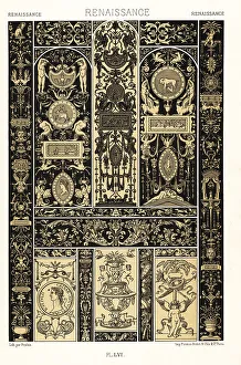 Racinet Prints: Renaissance art: engraved ivories