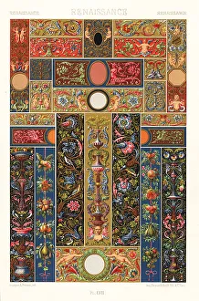 Racinet Prints: Renaissance art: paintings by Attavante, Raphael, etc
