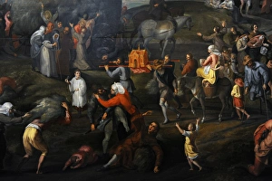 Catharijneconvent Collection: Renaissance. Haycart by Gillis Mostaert (1528-1598). Around