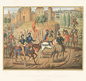 Renaud de Montauban meets the knight Gerard de Roussillon