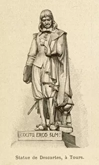 1650 Gallery: Rene Descartes / Statue